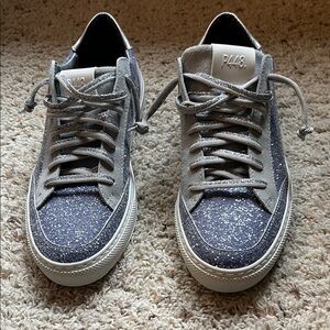 P448 John Sneakers in Glitter Yeti. New. Womens Size 39. Made in Italy.
